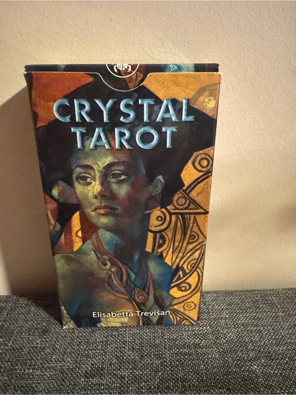 Crystal Tarot Deck — Blue and Gold Art Edition by